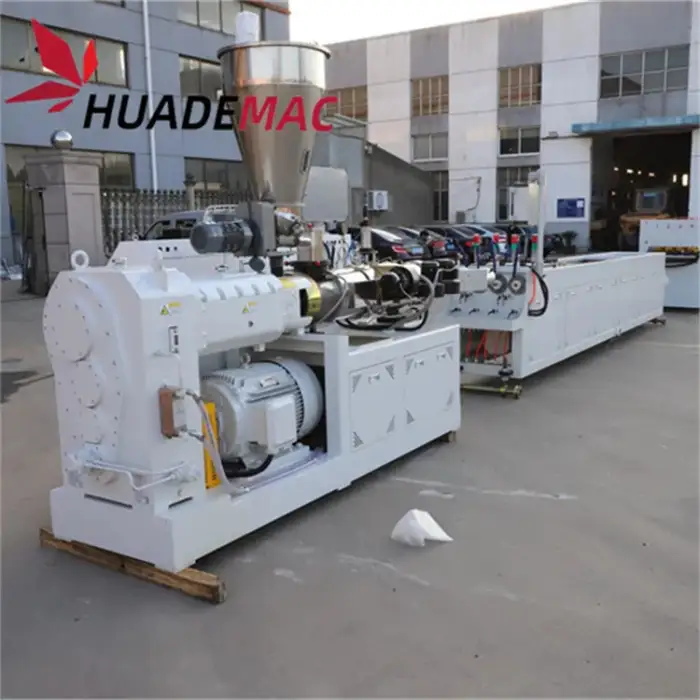 PVC electric conduit pipe making machine or  high capacity 4 cavity UPVC pipe extrusion line plastic extruder