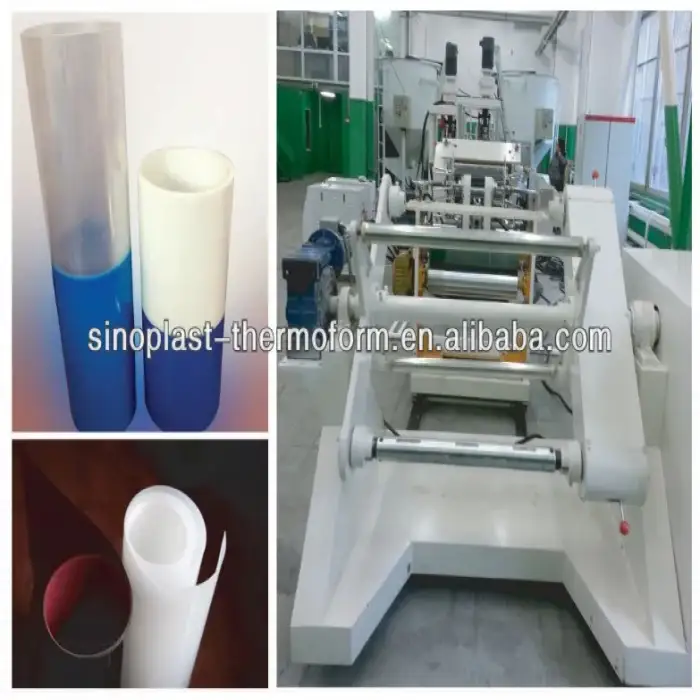 PET Sheet Extruder Machinery Transparent Film Extrusion Line PET Plastic Sheet Making Machine