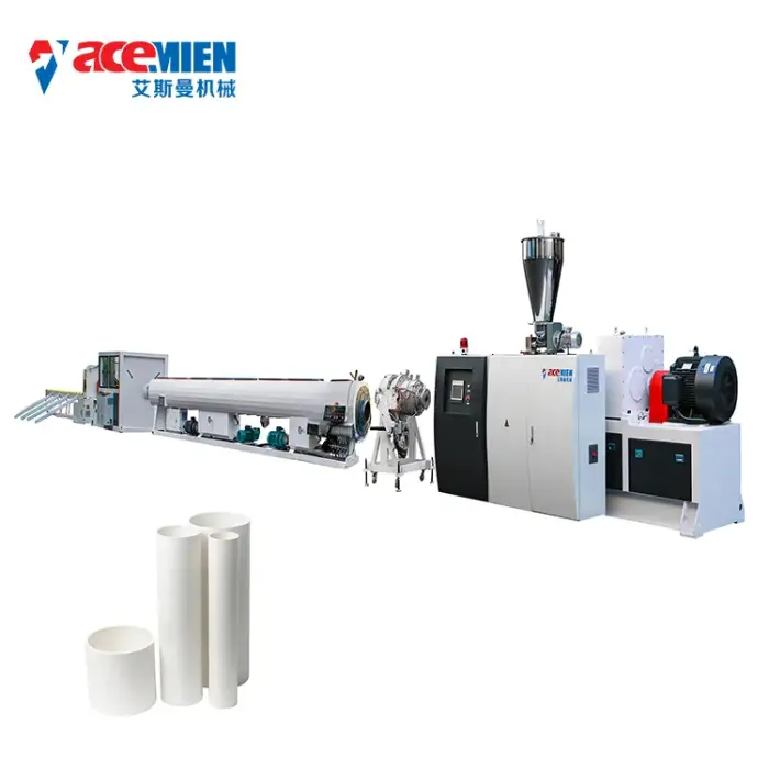 PVC Pipe extruder making machine UPVC CPVC Plastic conduit water tube extrusion Production Line for sale