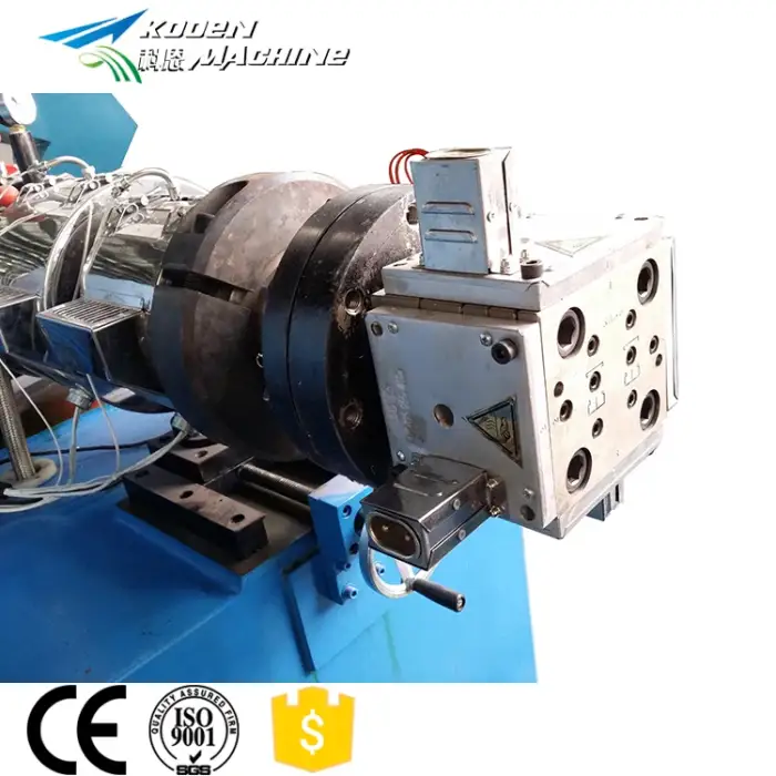 Plastic pvc or upvc pp pe wood plastic composite extruder wpc decking machine  profile extrusion production wpc decking line