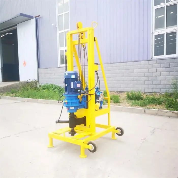 CSDRILL 100m Deep Portable Electric Hydraulic Water Well Drilling Rig Borehole Drilling Machine