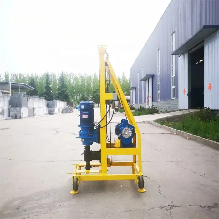 CSDRILL 100m Deep Portable Electric Hydraulic Water Well Drilling Rig Borehole Drilling Machine