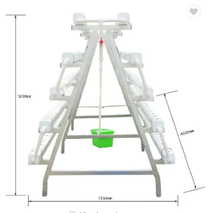 Greenhouse Hydroponics NFT system for agriculture