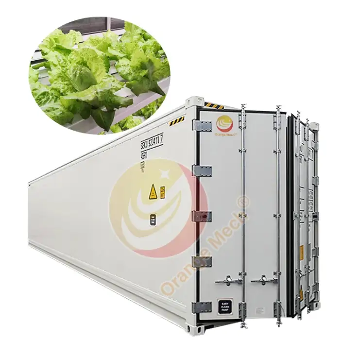 Commercial Urban Indoor Vertical Mobile Agriculture 20 Foot Farm House Grow Vegetable in Container