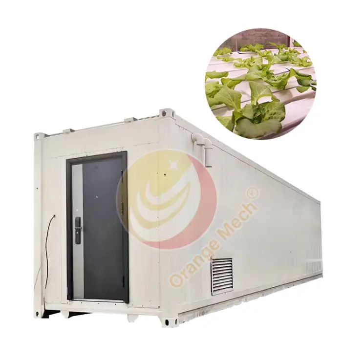 Commercial Urban Indoor Vertical Mobile Agriculture 20 Foot Farm House Grow Vegetable in Container