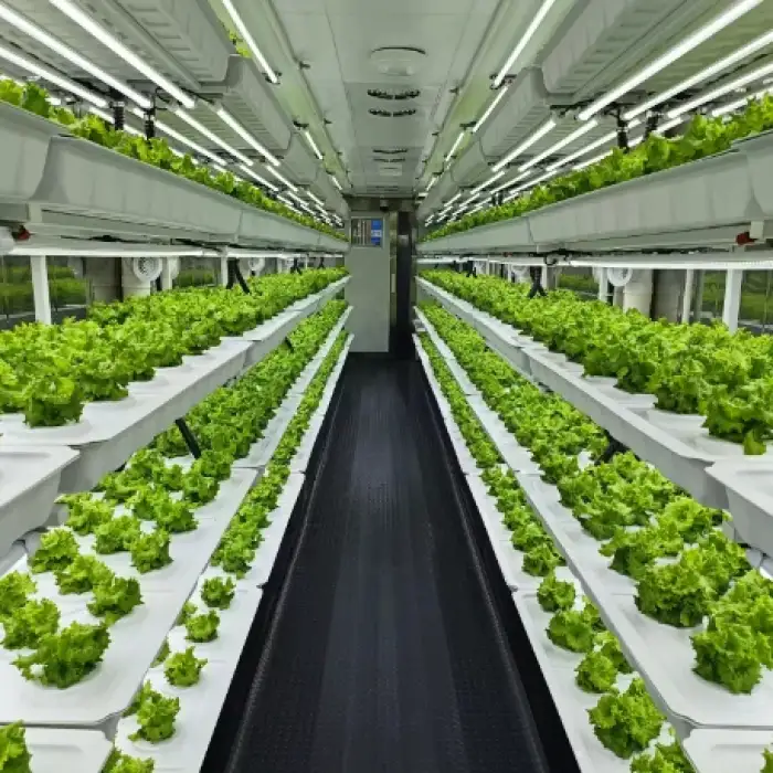 Greenhouse Automatic Control Nutrient Solution Watering Vegetable Shipping Container Farm Vertical Farm