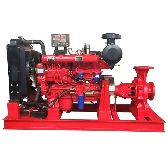 Farm irrigation diesel engine driven water pump