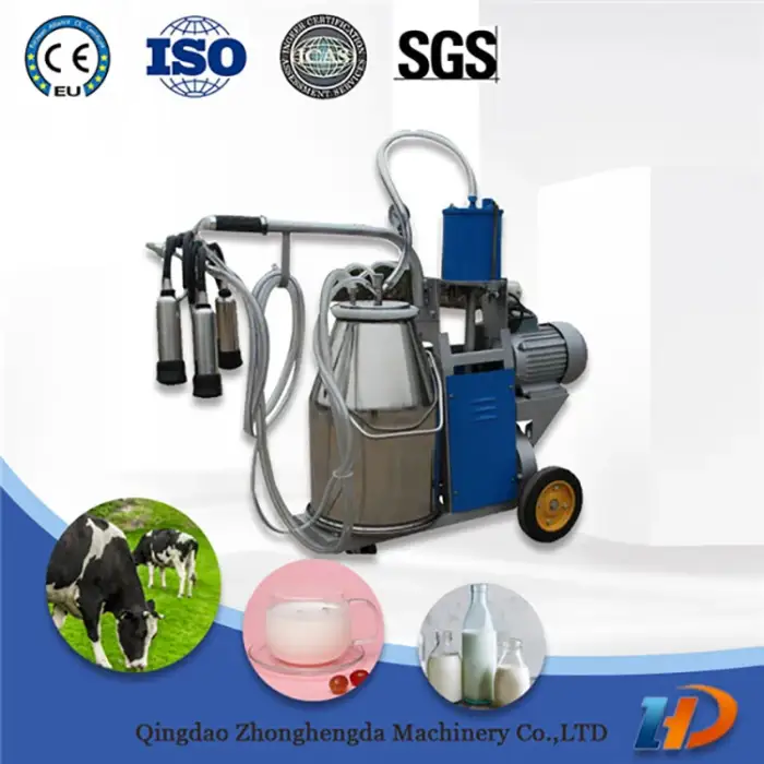 Electric Milking Machine Milker Cow Stainless Steel Milker Bucket Milk Machine