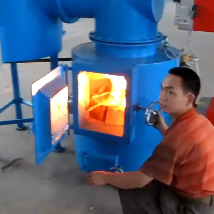 250kg medical trash incinerator with scrubber for medical waste incinerator