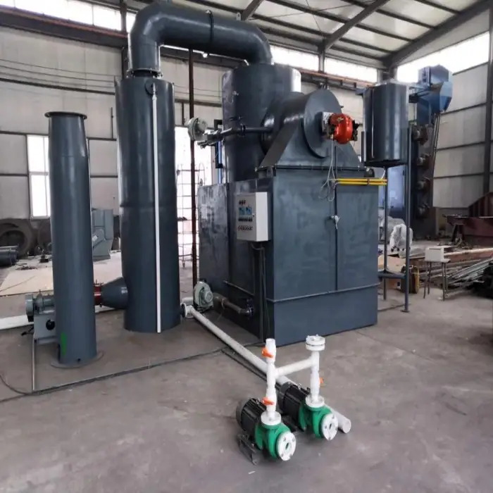 250kg medical trash incinerator with scrubber for medical waste incinerator