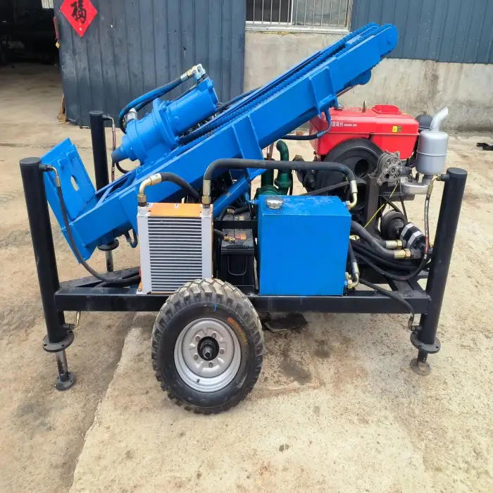 Drilling Machine for Water 120m Small Hard Rock 100m Underground Water Rig Drilling Machine 150m for sale