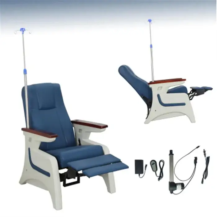 EU-594 Medical Phlebotomy Pressure Dialysis Patient Blood Transfusion Collection Chair