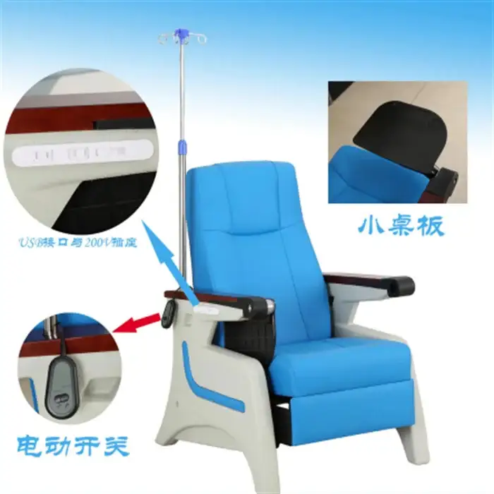 EU-594 Medical Phlebotomy Pressure Dialysis Patient Blood Transfusion Collection Chair