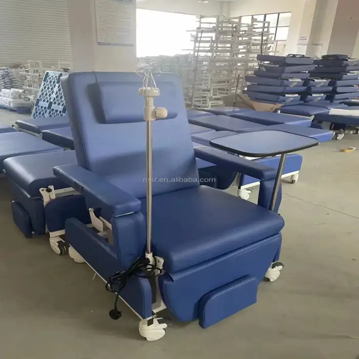 Electric  Chemotherapy Infusion Blood Collection Chair Hemodialysis Blood Chair Blood Bank Donation Chair