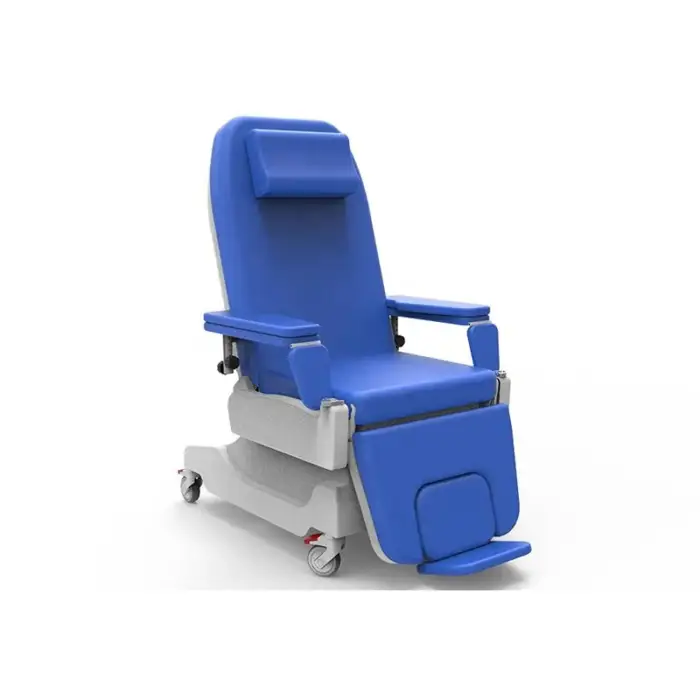 Hospital Electric Chemotherapy Infusion Blood Collection Chair Phlebotomy Donation Collection Electric Hemodialysis blood Chair