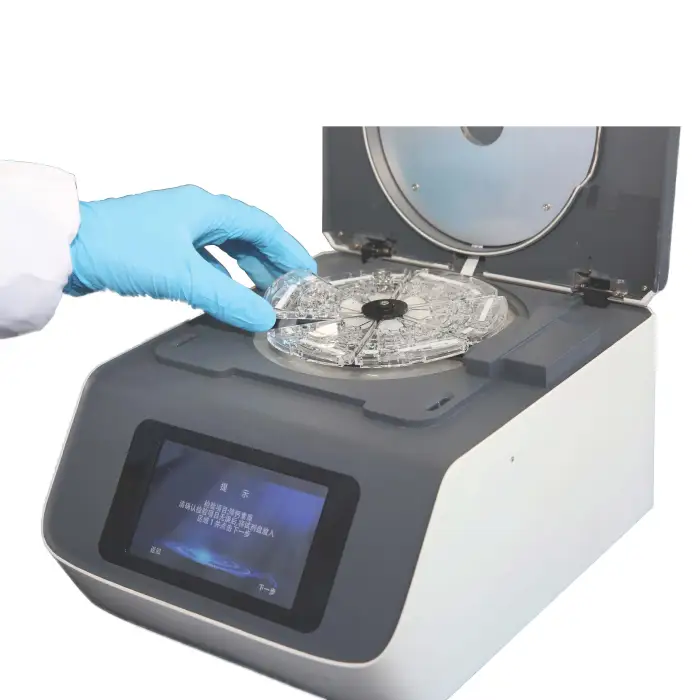 Medical Rapid Test Poct Fluorescence Immunoassay Analyzer Chemistry Analyzer microfluidic immuoassay analyzer