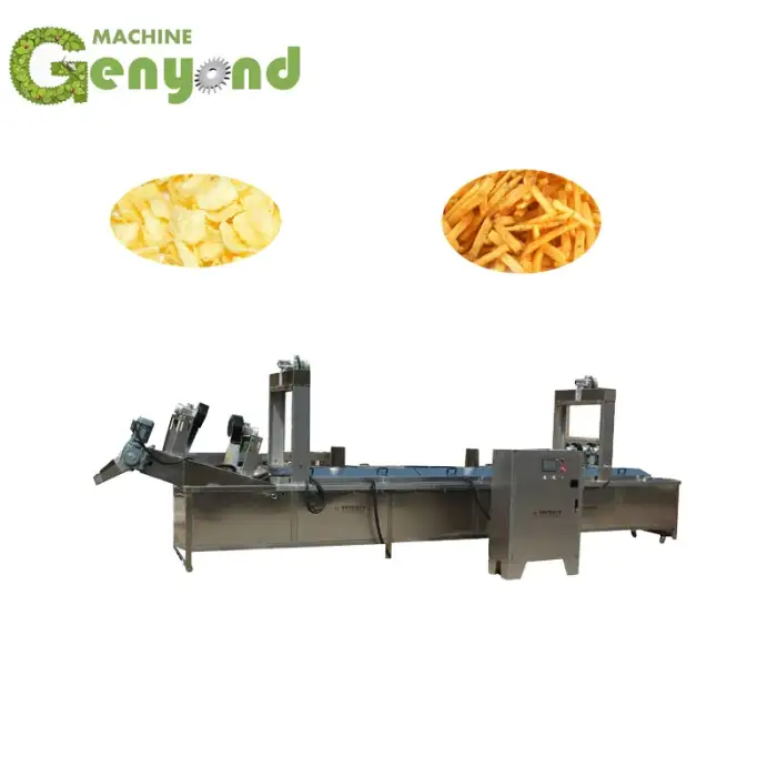 french fries production line