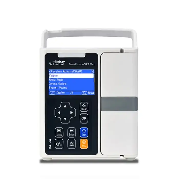 Mindray BeneFusion VP3 Vet Infusion pump EN1789 standard Real time stable infusion has blood transfusion function