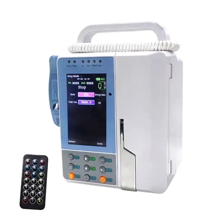 Electric Automatical IV Infusion Pump can be with Heating Function portable infusion pumps oem