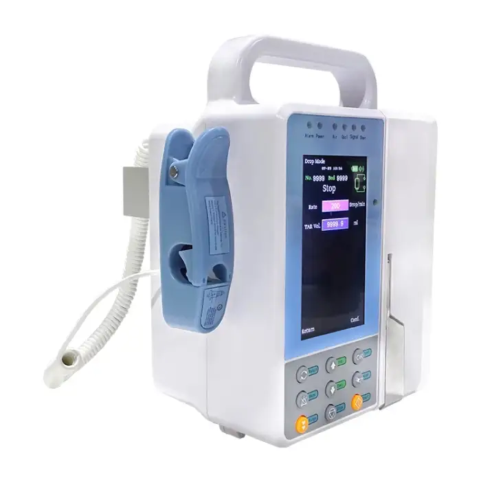 Electric Automatical IV Infusion Pump can be with Heating Function portable infusion pumps oem