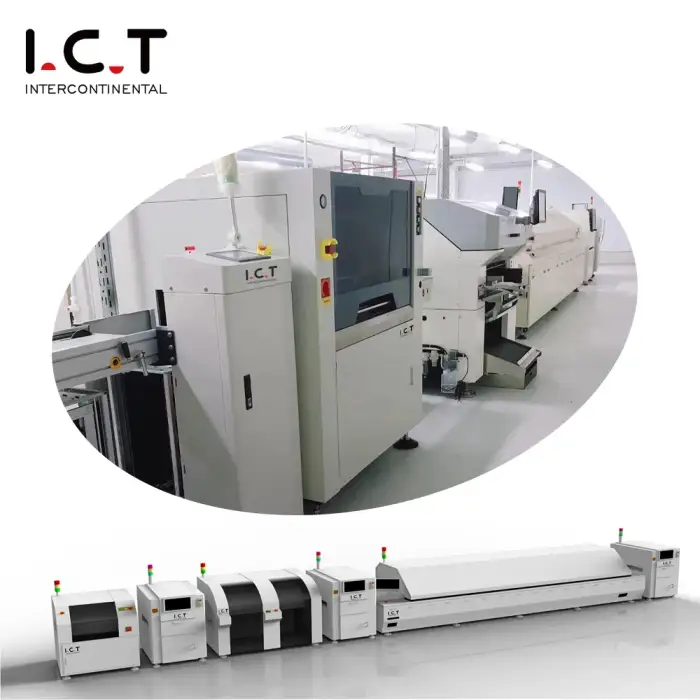 Electronics Production Machinery Smt Full Automatic Line, Led Display Smt Production Line, Smt Production Line For Led Screen