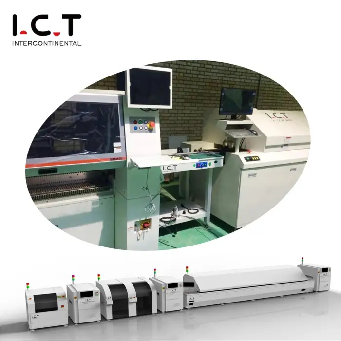 Electronics Production Machinery Smt Full Automatic Line, Led Display Smt Production Line, Smt Production Line For Led Screen