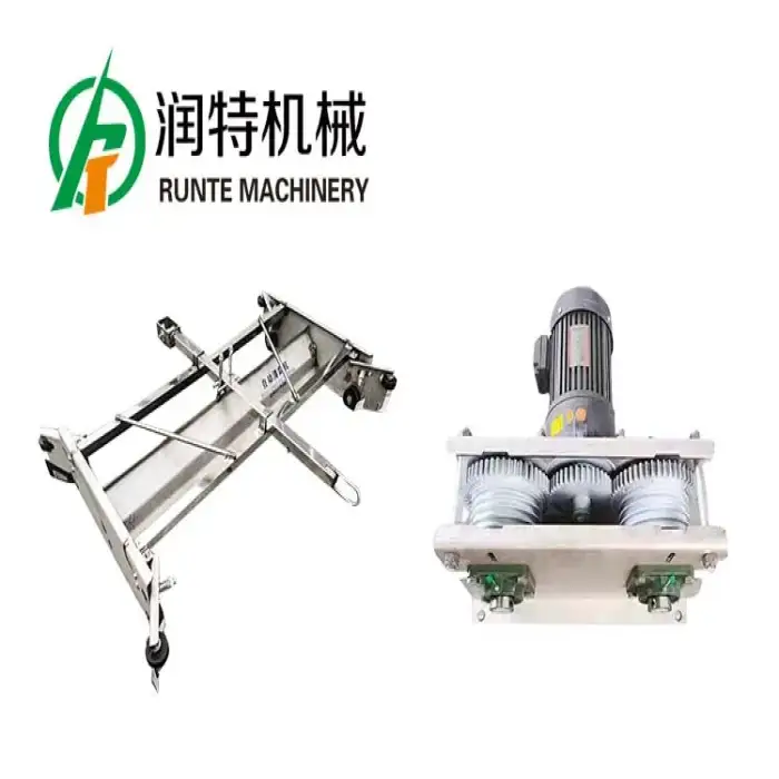 Automatic Chicken Farm Manure Scraper  Chicken Manure Removal System for Poultry Farm for Animal Feed