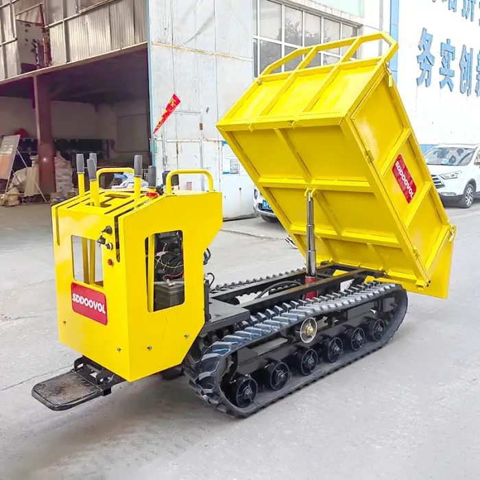 Tracked Farm Diesel Use Palm DOOVOL Heavy Duty Bucket Mini Truck Crawler Dumper