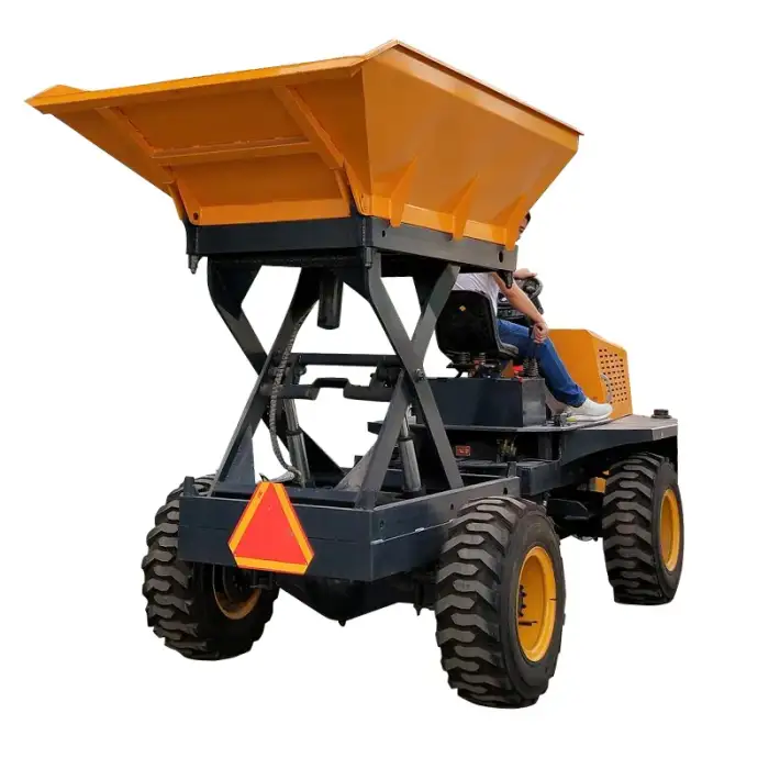 High lifting farm agriculture short transport off road 2.5 ton FCY25H palm oil use mini dump truck small site dumper