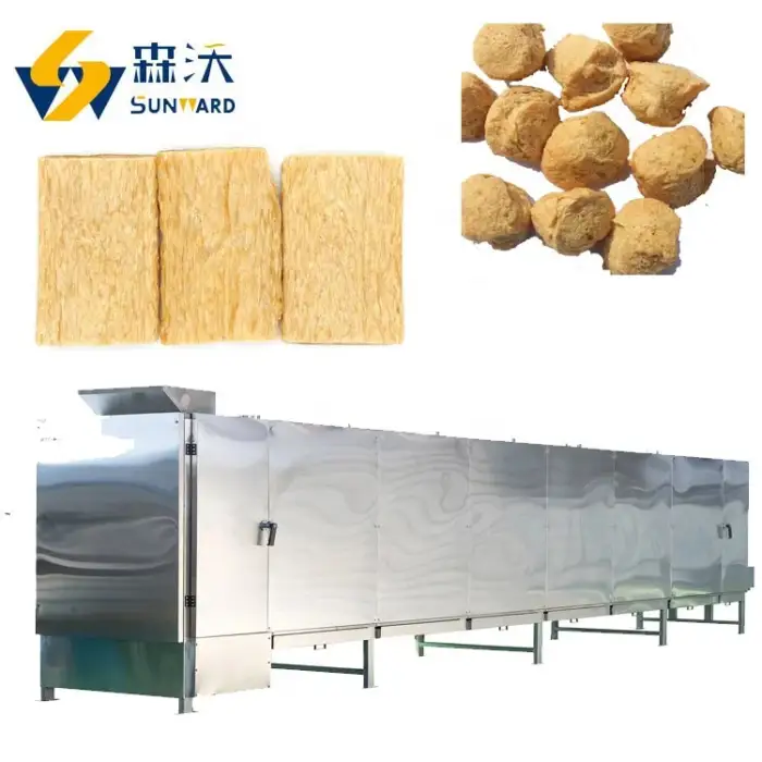 Automatic textured soya protein machine Soya Nuggets Making Machine