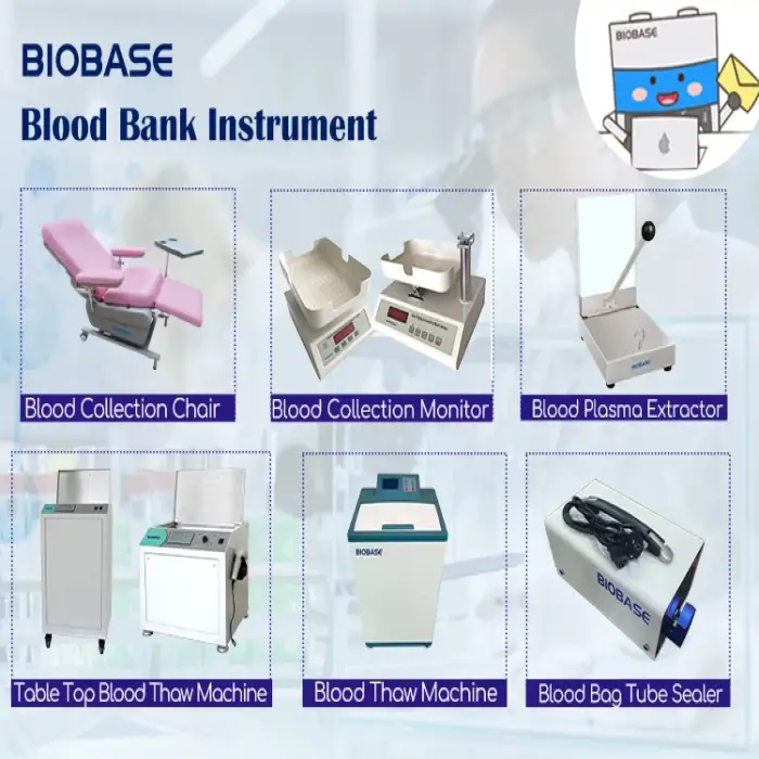 BIOBASE BJPX-PT8 Blood Bank Table Top Blood Bag Warmer 8PCS Blood Bag Thawing Machine