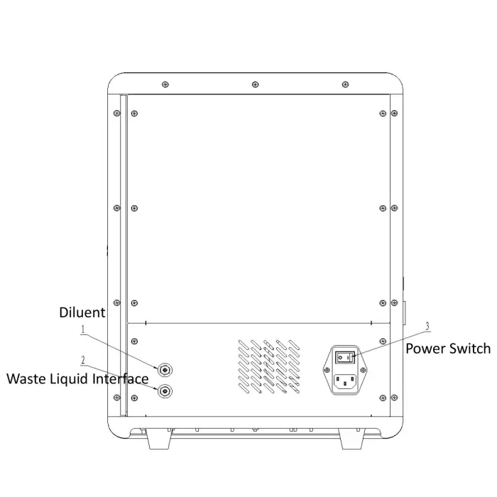 5 Part Veterinary Blood Haematology Analyzer for animals Hospital