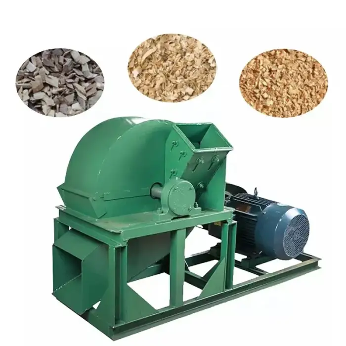 Large wood shredder dry and wet dual-use branches wood sawdust bamboo straw mushroom wood shredder