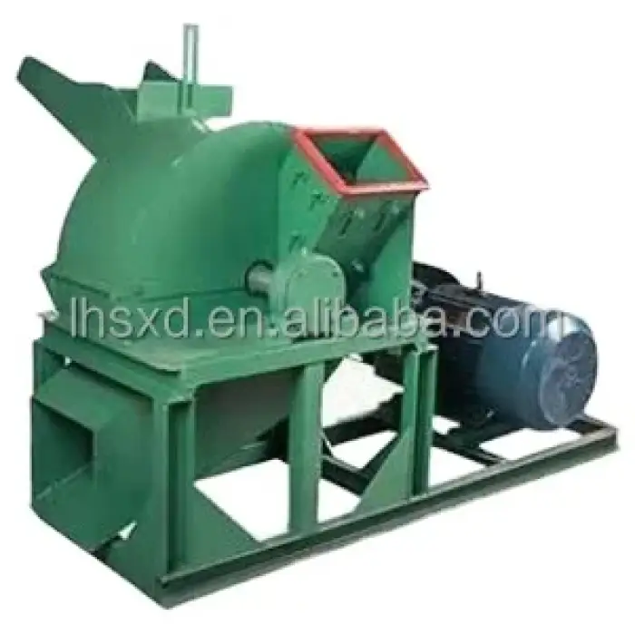 Large wood shredder dry and wet dual-use branches wood sawdust bamboo straw mushroom wood shredder