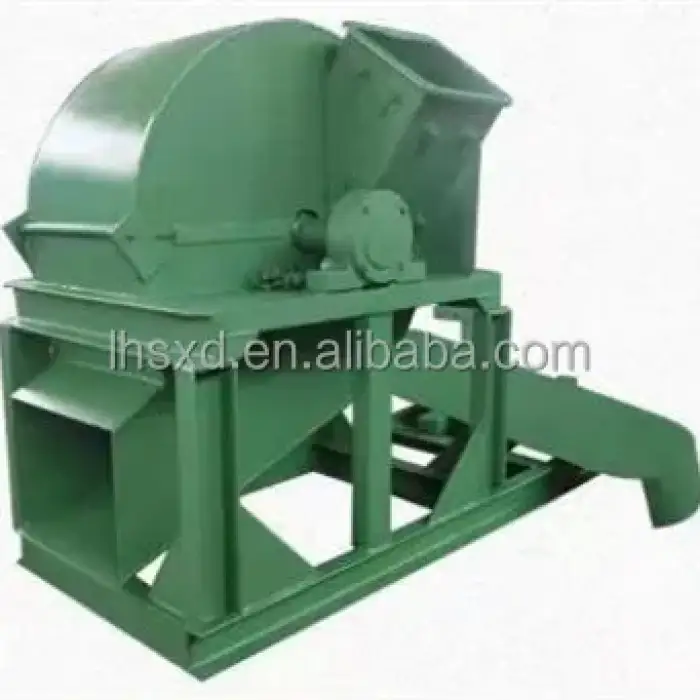 Large wood shredder dry and wet dual-use branches wood sawdust bamboo straw mushroom wood shredder