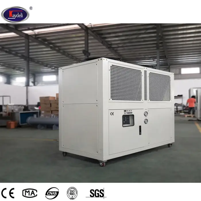 12HP In stock industrial scroll air cooling machine glycol water hydro chiller system chiller for Non Woven Fabric equipment