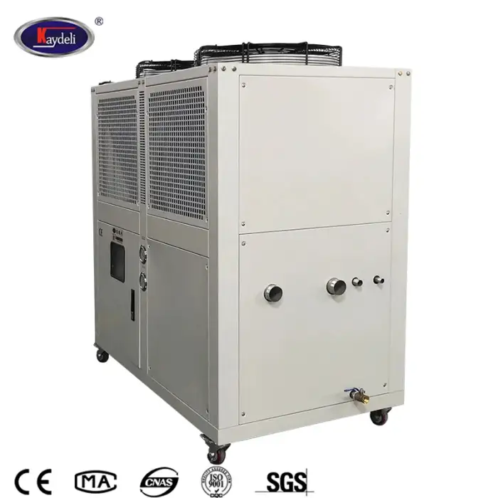 12HP In stock industrial scroll air cooling machine glycol water hydro chiller system chiller for Non Woven Fabric equipment