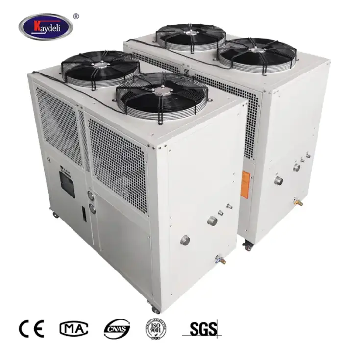 12HP In stock industrial scroll air cooling machine glycol water hydro chiller system chiller for Non Woven Fabric equipment