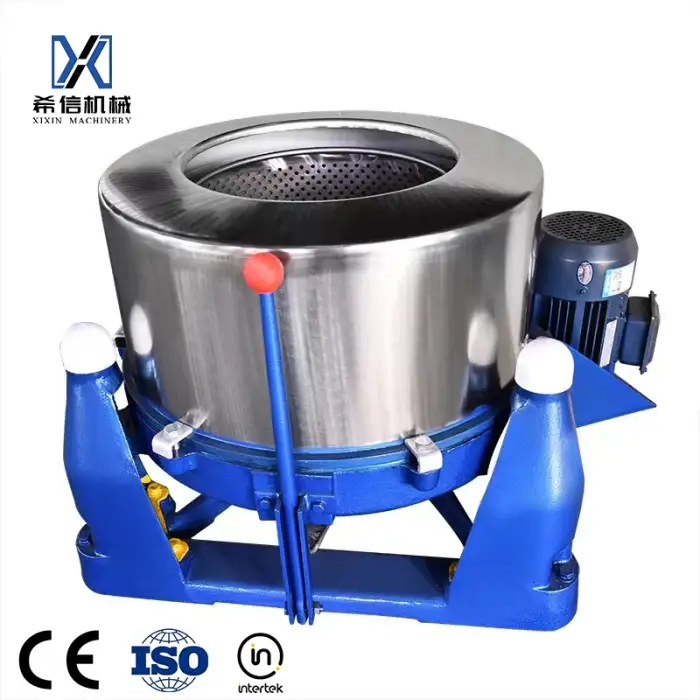 industrial centrifugal hydro extractor with inverter system