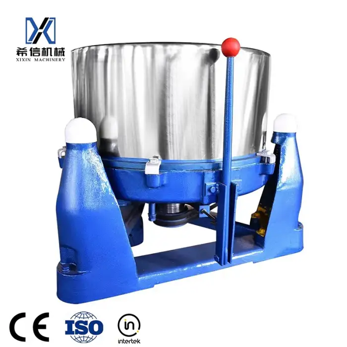 industrial centrifugal hydro extractor with inverter system