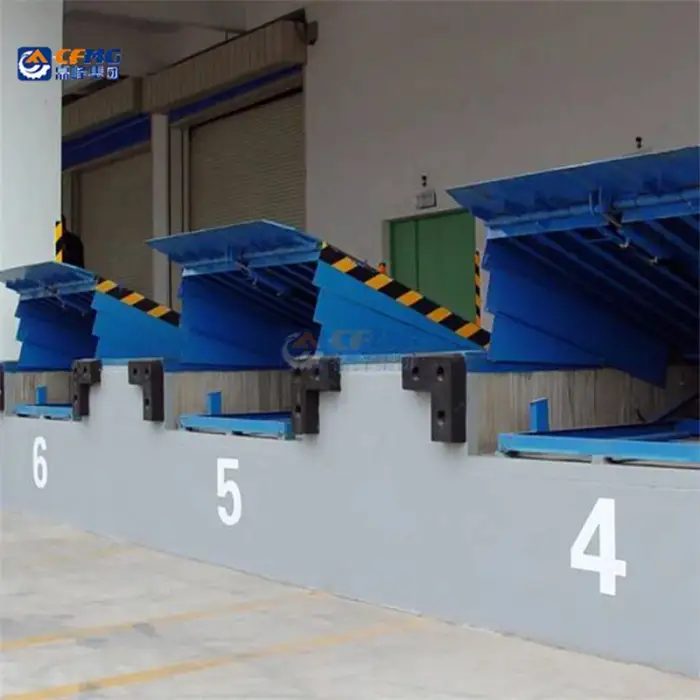 10 ton electric hydraulic container dock leveler systems loading dock equipment dock ramp