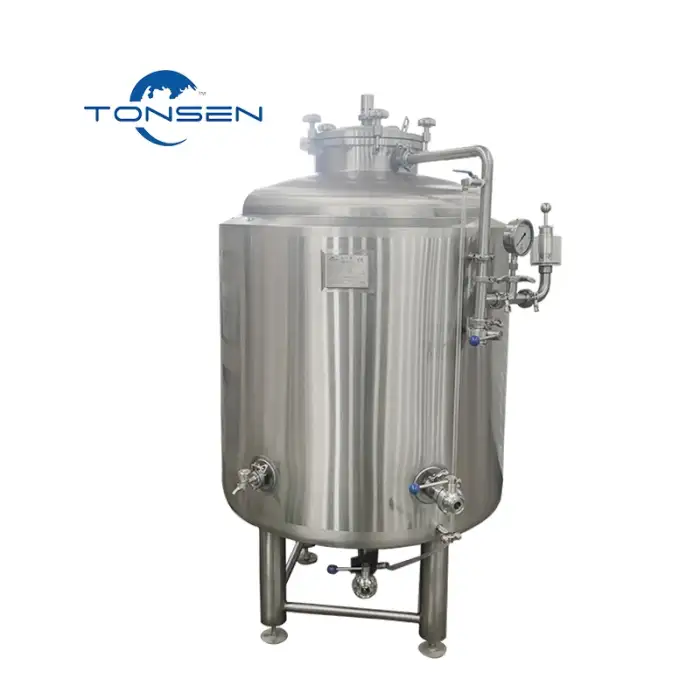 500l 5HL horizontal brite beer tank storage tank serving tank for brewery