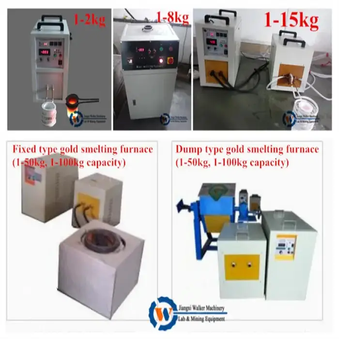 Mining Equipment Precious Metal Small Melting Furnace for Gold Silver Copper