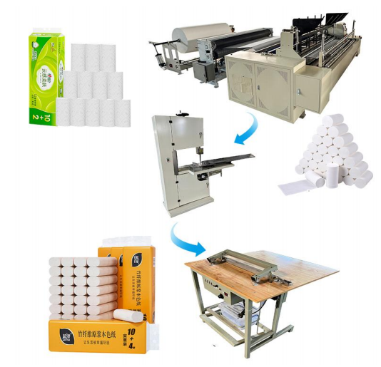 Semi-Automatic high speed toilet paper production line