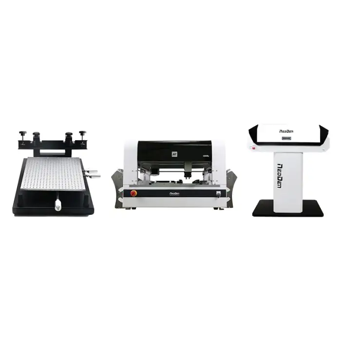 NeoDen 4 Pcb Assembly Smd Machine Small Budget Smt Production Line for personal R&amp;D