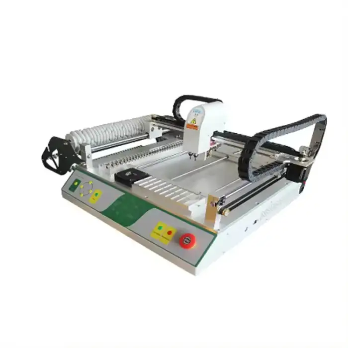 New 2-Head Desktop SMT Pick and Place Machine with 29 Feeder for PCB Assembly Line