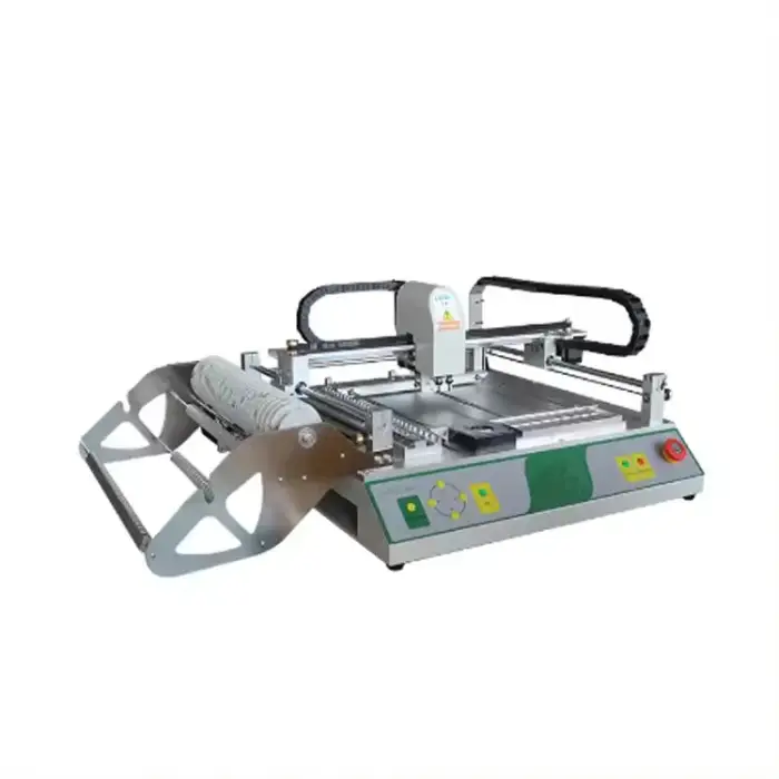 2-Head Desktop SMT Pick and Place Machine with 29 Feeder for PCB Assembly Line