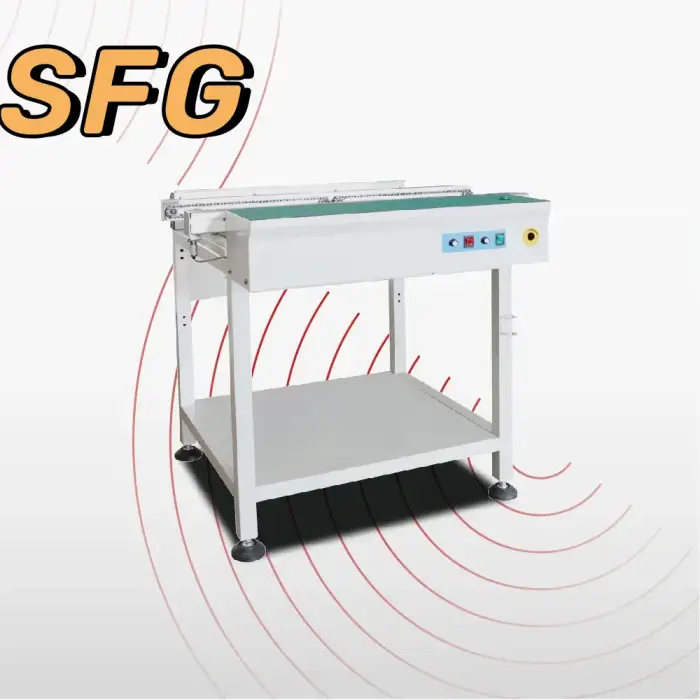 SMT PCB Cooling Belt Conveyor Line Buffer Conveyor SMT Unloader Machine Automated SMT Conveyor