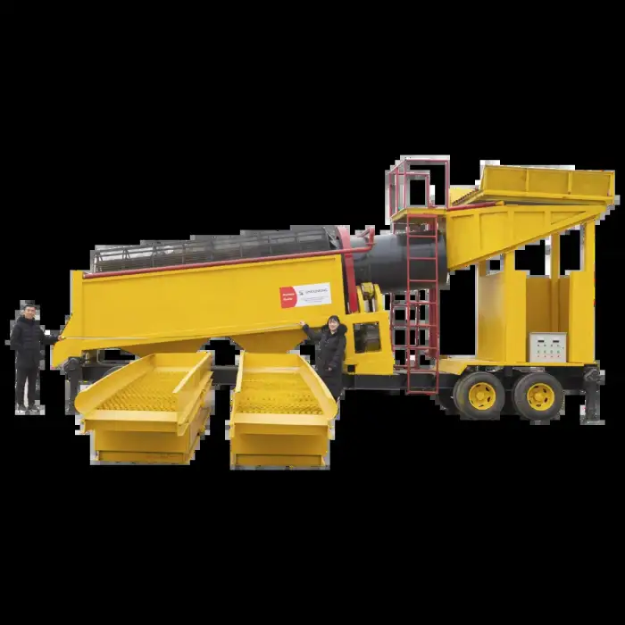 SINOLINKING Alluvial Gold Mining Trommel Machinery Processing Plant