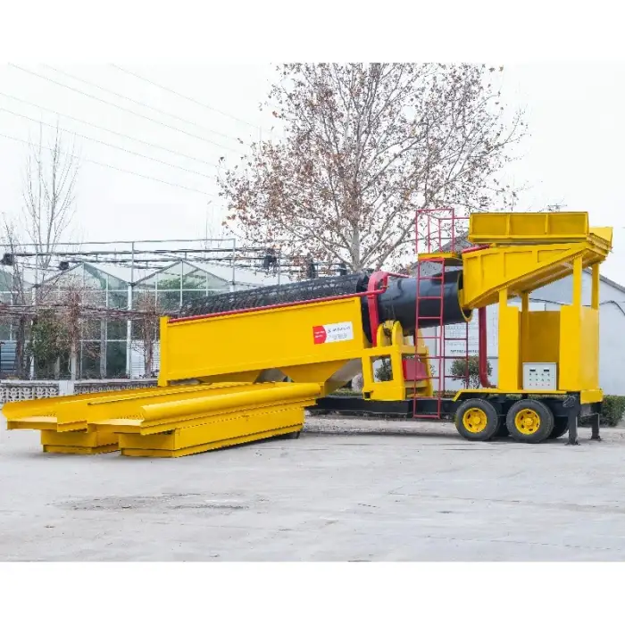 SINOLINKING Alluvial Gold Mining Trommel Machinery Processing Plant